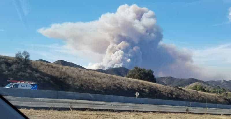 Thousand Oaks fire flareup